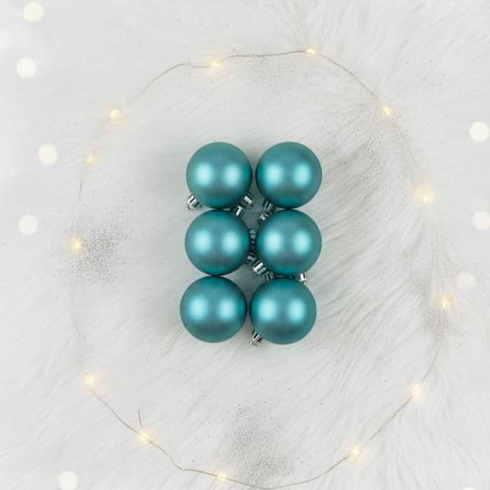 Комплект перлени коледни топки – 6 бр.+ подарък-6 бр.златисти топки.