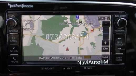 Card harti Navigatie Mitsubishi MMCS Outlander ASX L200 Lancer