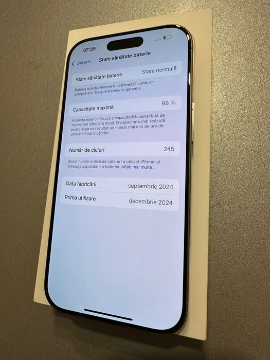 Magazin Vinde : Iphone 16 Pro 128gb