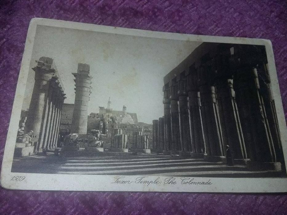 vedere veche, EGYPT,Cairo,Luxor Temple,The Colonnade,1509