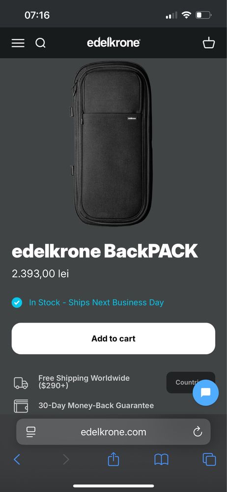 edelkrone BackPACK - In Stare foarte buna