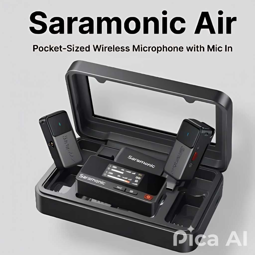 Беспроводной микрофон Saramonic Air 01 с экраном. Есть доставка