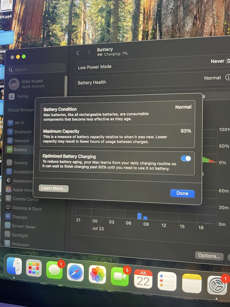 Macbook Pro M1 Pro 2021 14' 16GB Ram 93% Battery Лаптоп