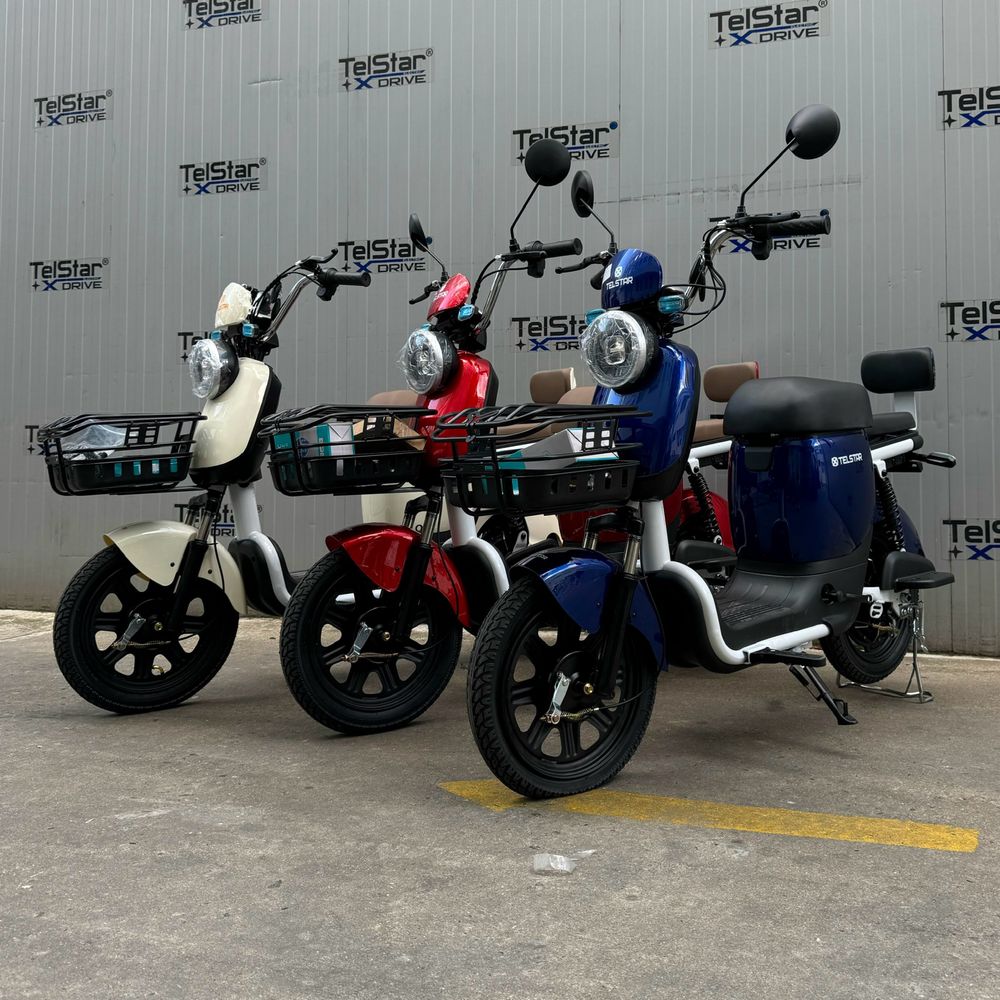 Eлектрически скутер TELSTAR EMAL 1200W с двойна седалка и педали 2025