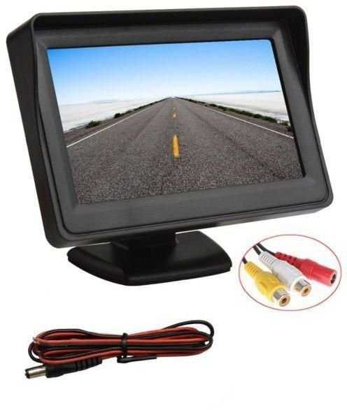 4,3" TFT LCD Цветен Монитор 12V с камера задно виждане