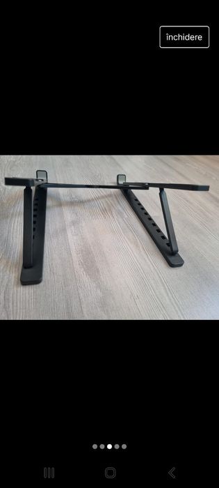 Stander/suport/ cooler Laptop/ Tabletă negru reglabil
