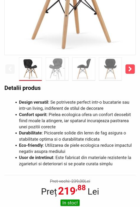 3 scaune tapițate living /bucatarie 120 lei/1 buc