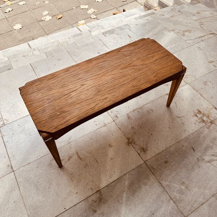 Шведска винтидж пейка / маса – Mid-Century Scandinavian дизайн