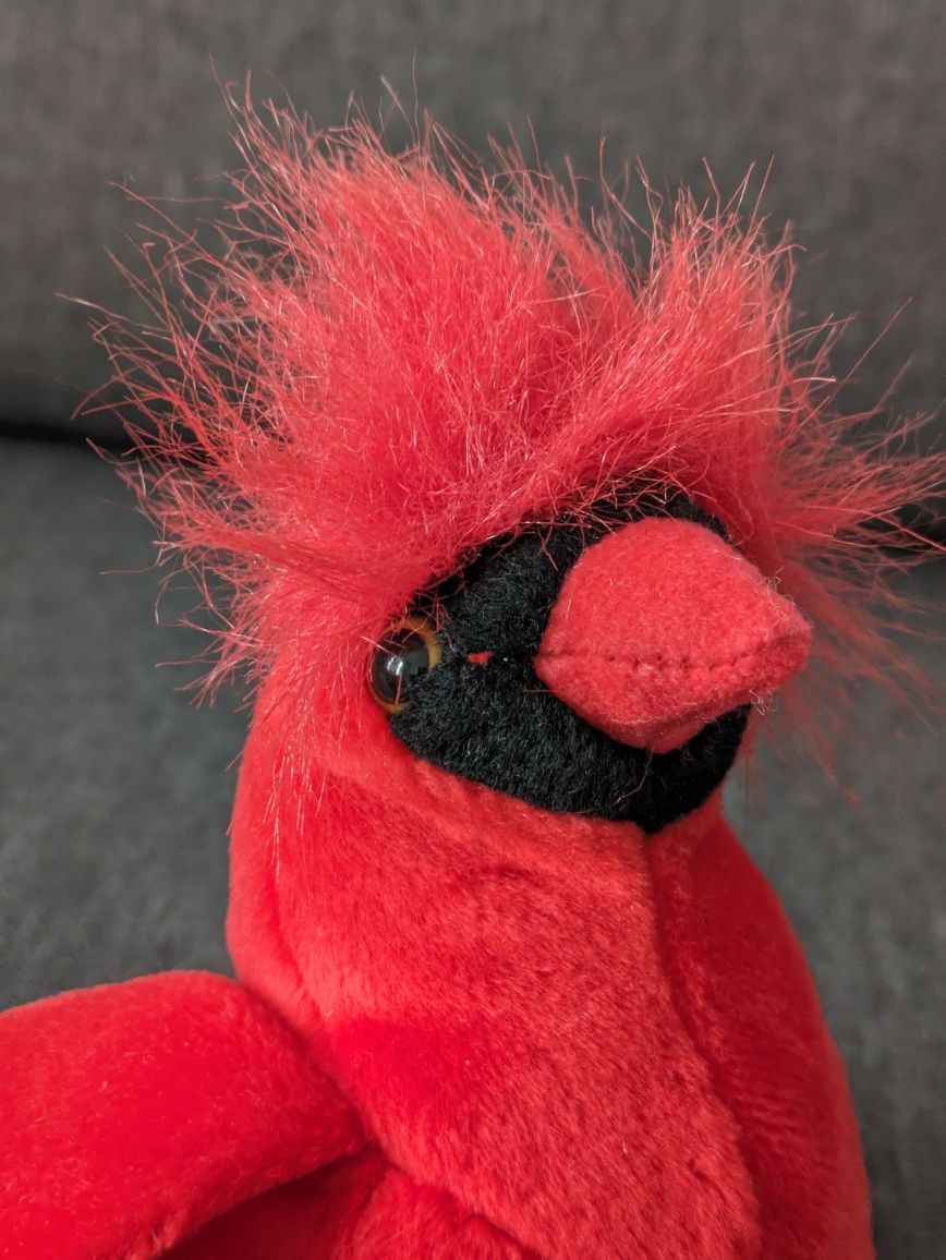 Mac Ty baby beanie northern cardinal играчка