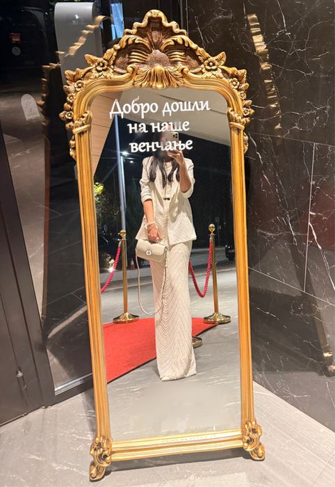 Дълга рокля с пайети