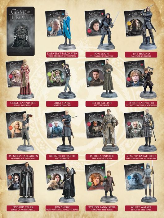 Set 15 figurine Game Of Thrones