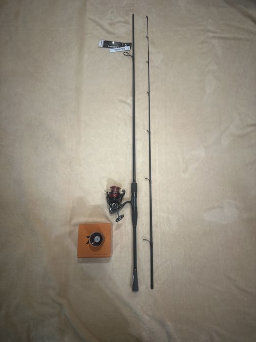 Combo pescuit spining lanseta Daiwa Laguna si mulineta Daiwa Ninja