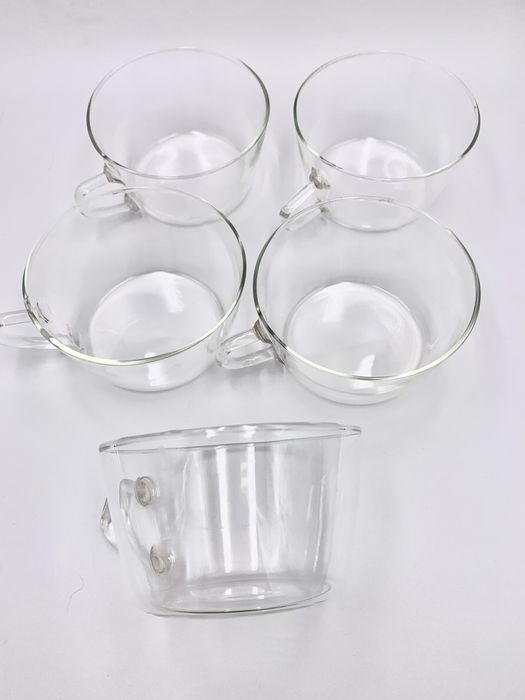 Оригинални чаши Jena glass 1970 -5бр