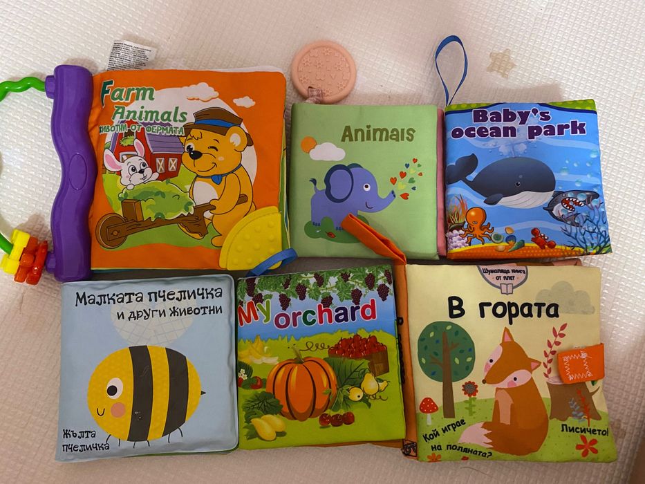 Меки книжки за бебе лот 6 броя