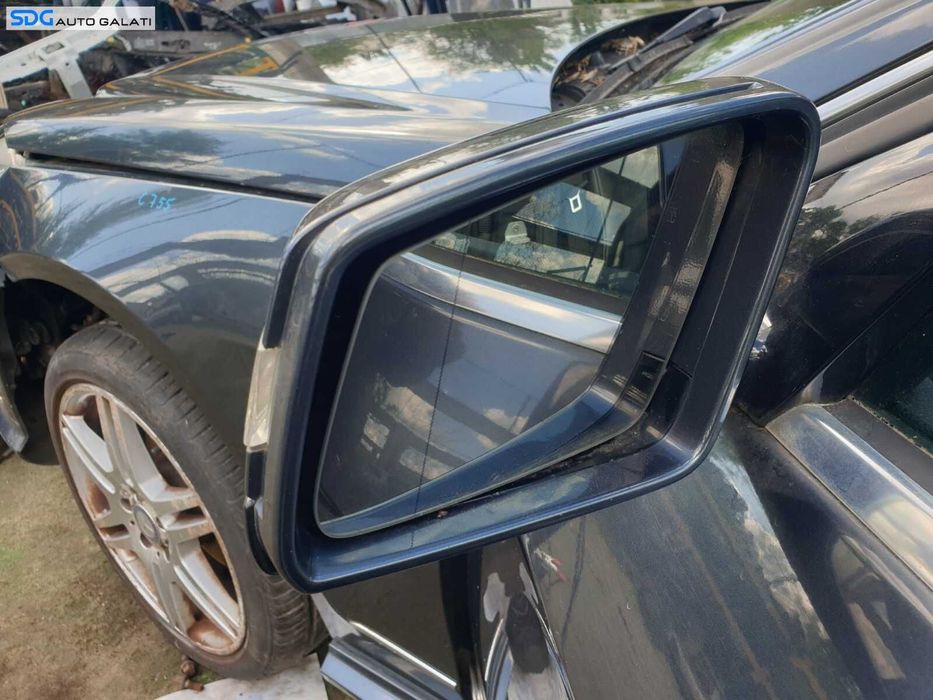 Oglinda Stanga Electrica cu Pliere Rabatare Mercedes Clasa E Class W212 2009 - 2012 Culoare C755 [C4919]