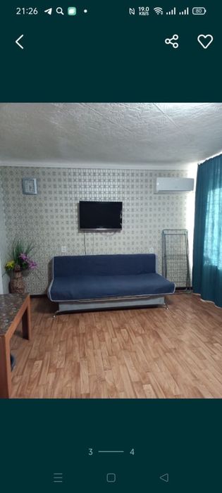 1 ком квартира возле озера