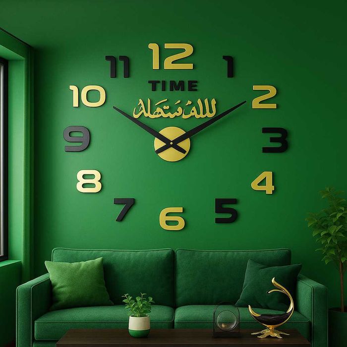 Islomiy 3D akril devor soatlari I Исломий 3D akril девор соатлар.