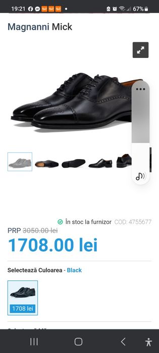 Superbi pantofi barbatesti Magnanni