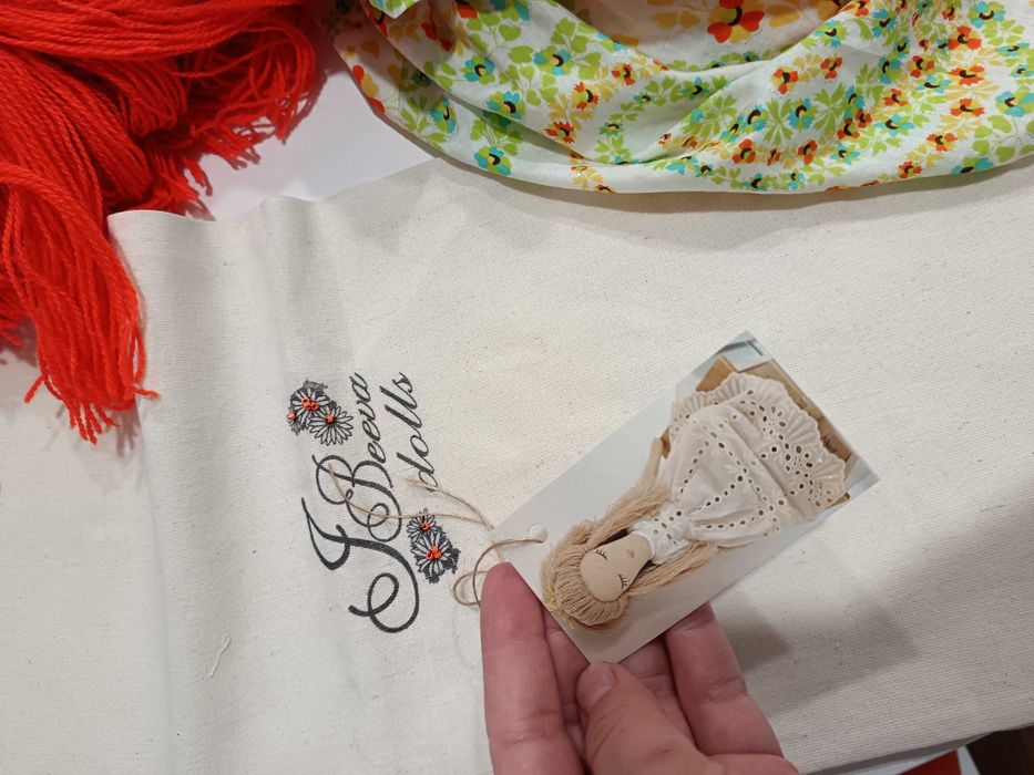 Голяма  кукла Жени ръчна изработка