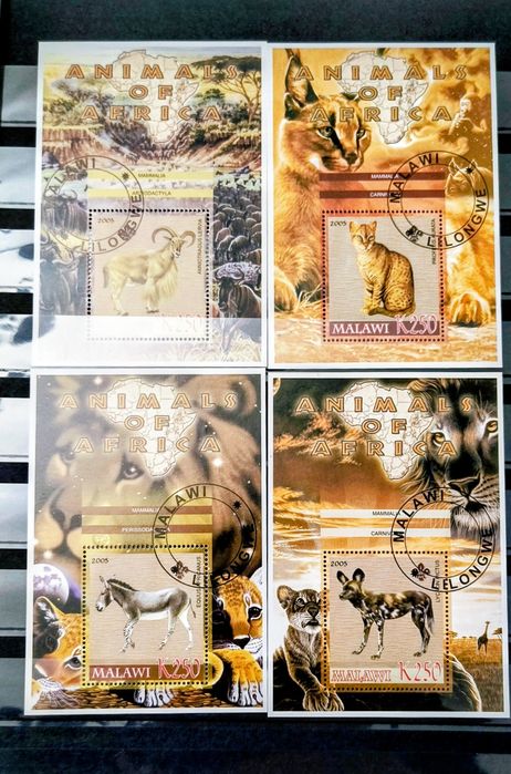 Clasor nou cu timbre deosebite animale