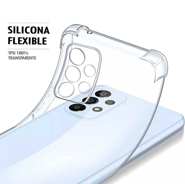 Husa AntiSoc cu Protectie Camera Transparenta Samsung A53 5G