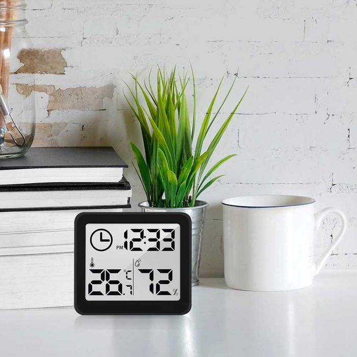 Higrometru si termometru digital portabil, diverse culori