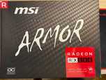 Placa Video MSI Armor AMD RX 580 8gb