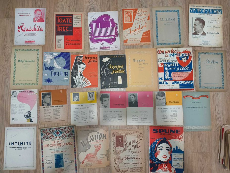 Partituri și cărți pentru Vioara - Pian perioada interbelica
