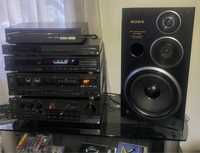 Vand linie audio Technics, cu boxe Sony