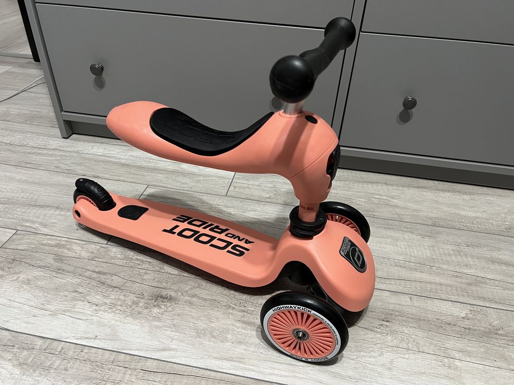 Scoot & Ride, Highwaykick 1, trotineta 2 in 1, Peach