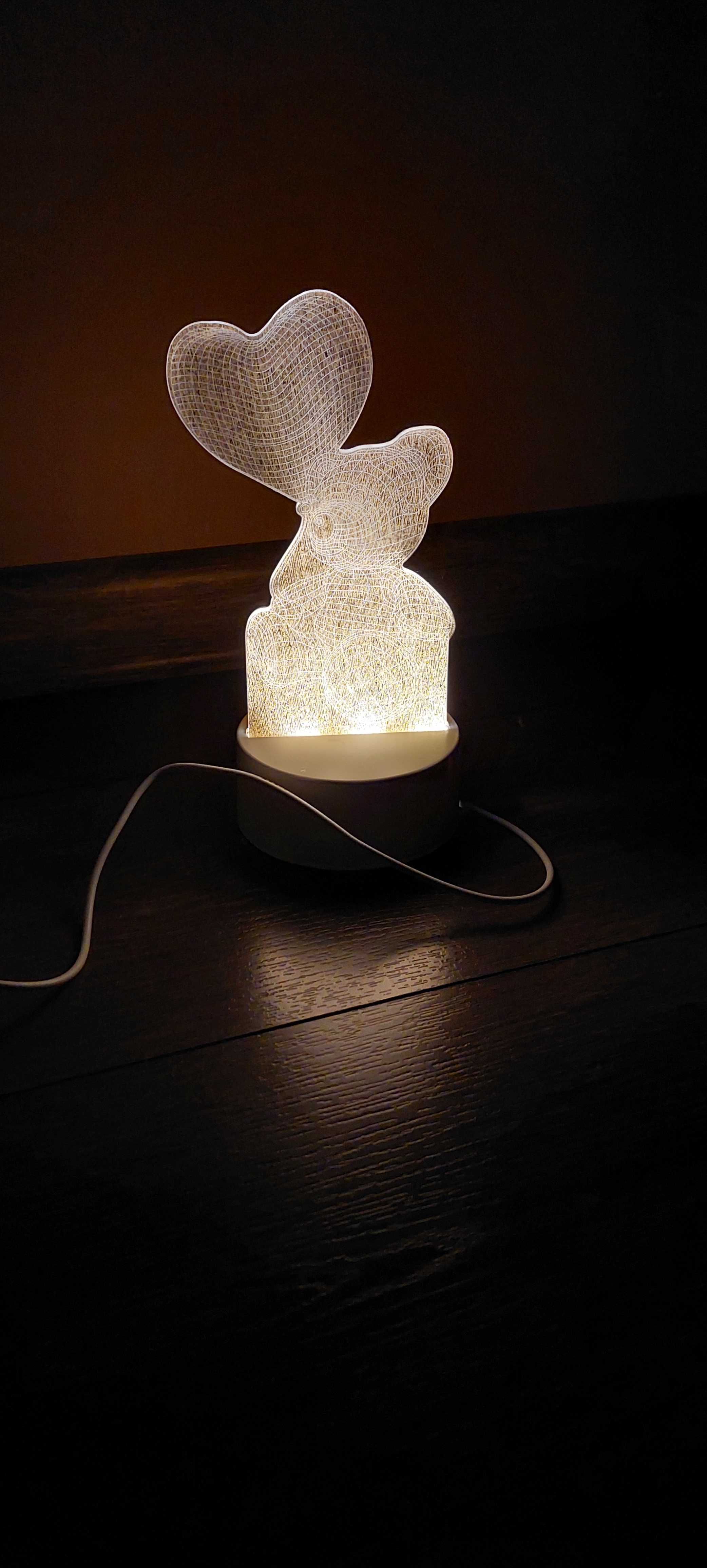 Настолна 3D лампа
