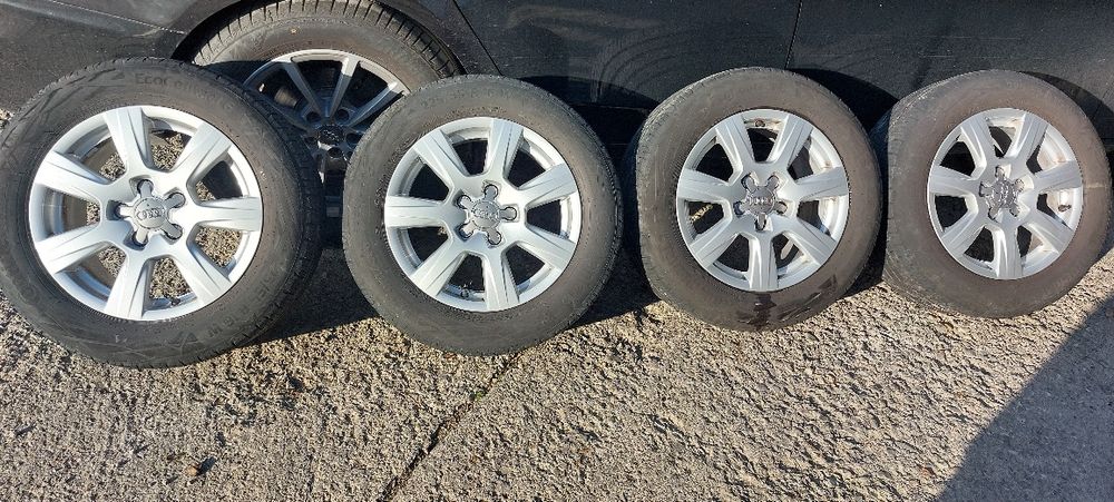 Jante Audi a4 b8 cu tot cu cauciucuri de vara Continental