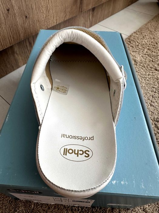 Saboti ortopedici dama Scholl Clog Racy 38 piele cu brant anatomic Noi