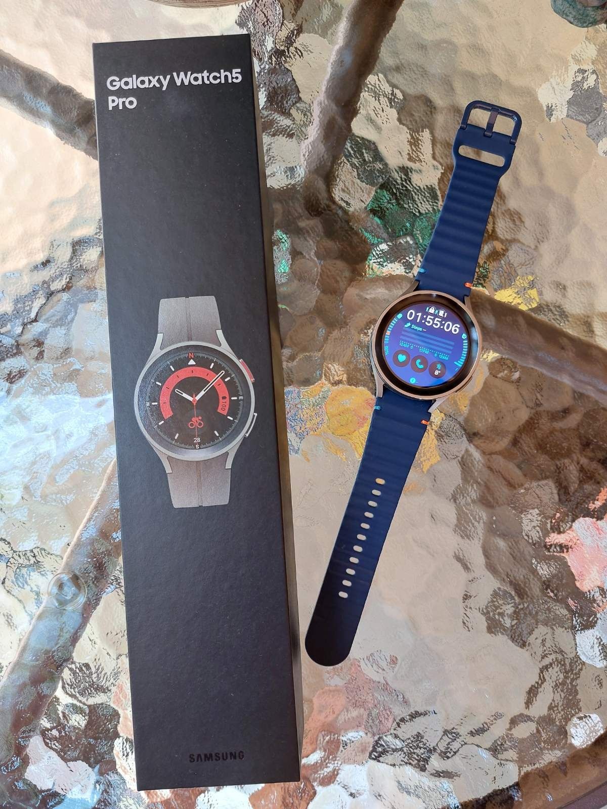 Смарт Часовник SAMSUNG GALAXY WATCH 5 PRO 45мм R920 Gray Titanium