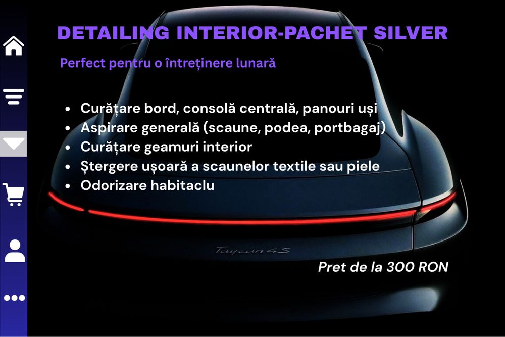 Detailing auto profesional – Interior