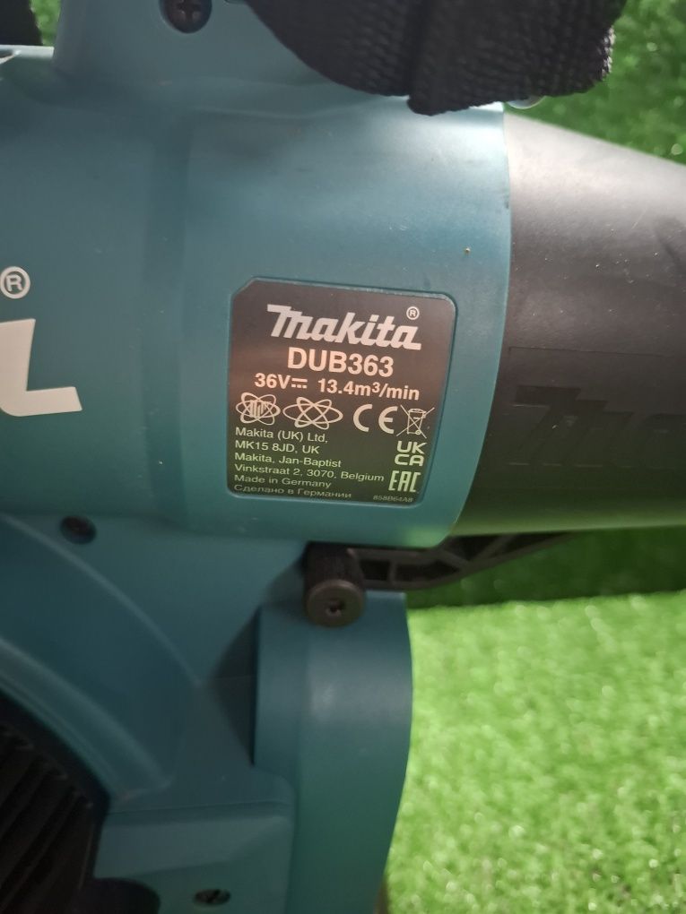 Нова безчеткова духалка на Makita DUB363 с обороти