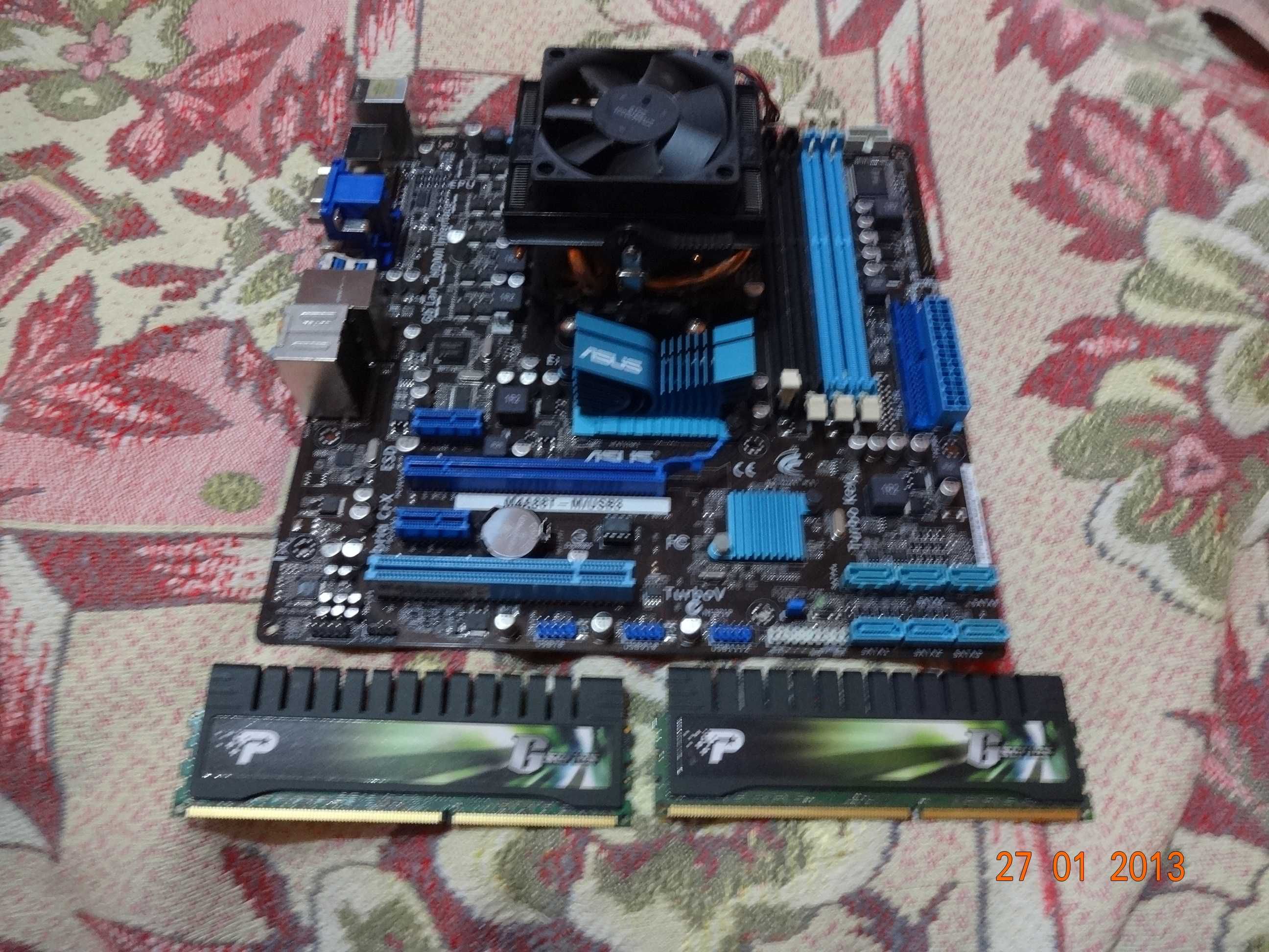 asus + AMD Phenom II X4 955 + 2x2gb ddr3