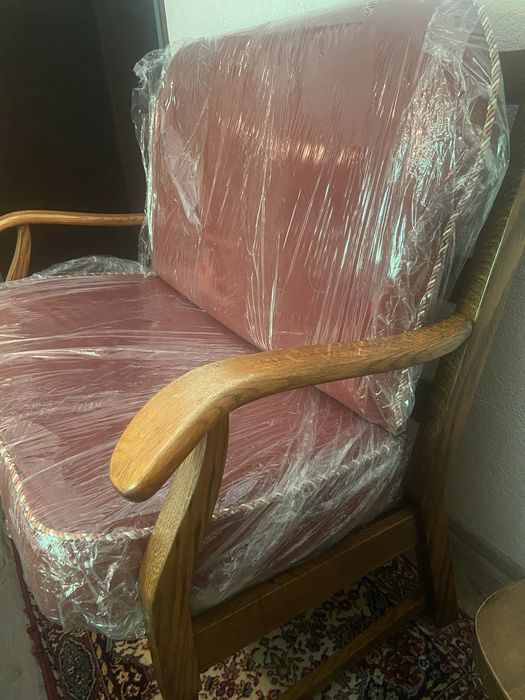 Двуместно канапе от масив