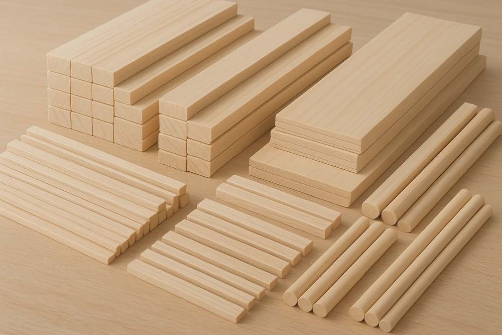 Комплект дървен материал за макети