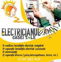 Electrician pasionat cu peste 40 ani experienta,autorizat ANRE 24h/7