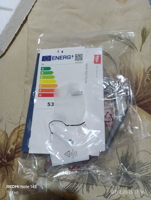 Телевизор tcl 43 инча