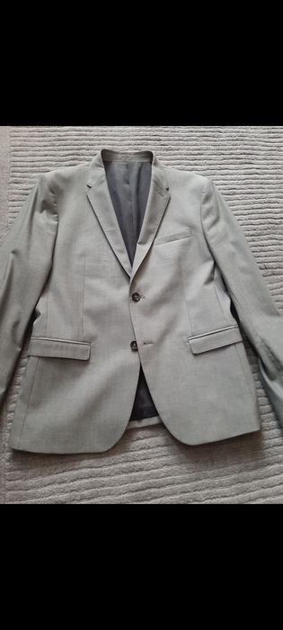 Sacou Zara gri,,usor lucios,50