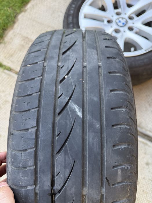 Set 4 jante originale BMW Style 156 + anvelope Continental 205/55 R16