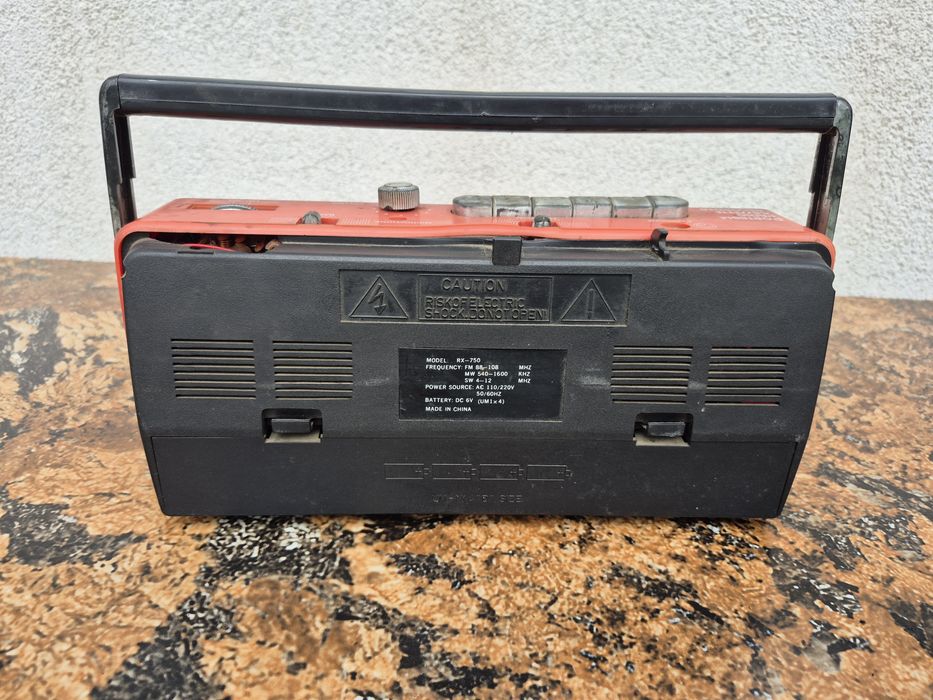 Radio Casetofon, modrl RX 750,Portable casette Recorder