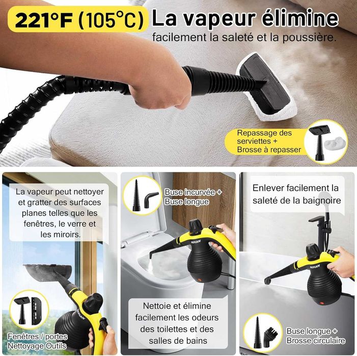 Парочистачка AKPIAN Handheld Steam Cleaner,Гаранция
