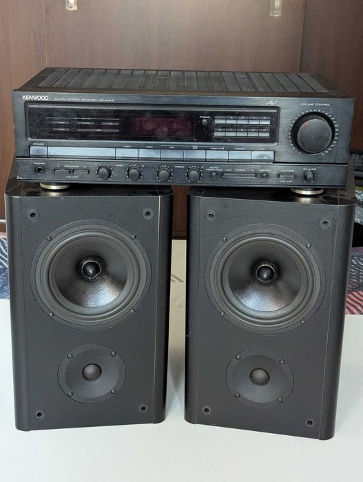Boxe hi-fi vintage (90-92) ALR Basic 2 si amplituner Kenwood KR-A4010