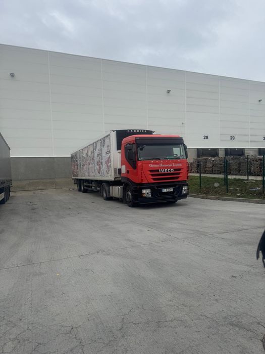 Vand iveci stralis+semiremorca frigorifica