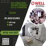 De vânzare apartament cu 2 camere în localitatea Ozun .