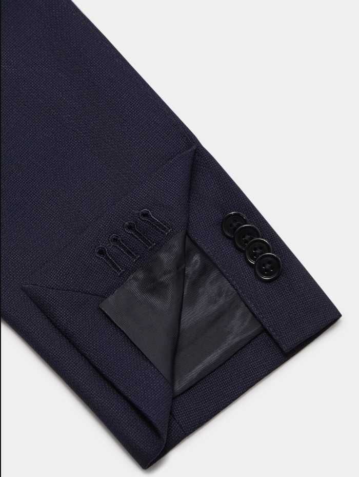 Sacou blazer slim 48 M de lux Club Of Gents lana respirabila navy