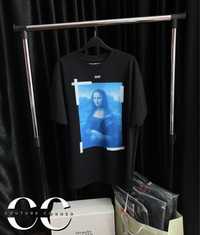 Tricou OFF-White Mona Lisa Oversized • Calitate Top • Cod QR